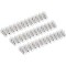 3Pack Screw 12 Terminal Block 3A 12 Dual Row Type U Wire Connector